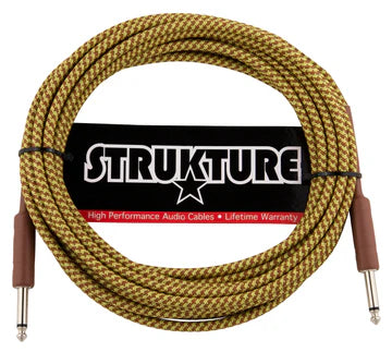 Strukture Vintage Tweed Instrument Cable - 18.5FT