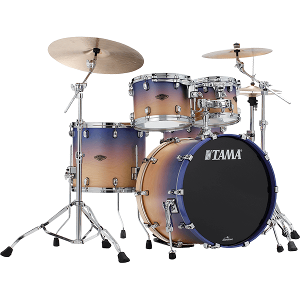 Tama Starclassic Walnut/Birch Drum Set - 5-Piece Shell Pack - Satin Purple Atmosphere Fade