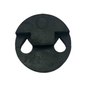 Tourte Style Round Rubber Viola Mute - Two-Hole Orchestral Mute