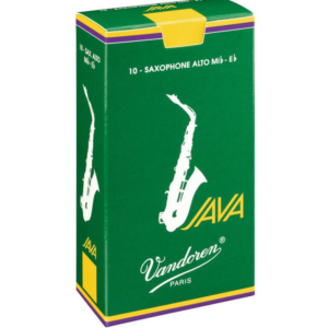 Vandoren Java Green Alto Saxophone Reeds, Strength 2.0, 10-Reeds