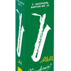 Vandoren Java Green Bari Sax Reeds, Strength 2.0, 5-Reeds