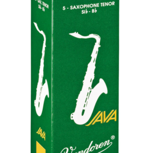 Vandoren Java Green Tenor Sax Reeds, Strength 5.0, 5-Reeds