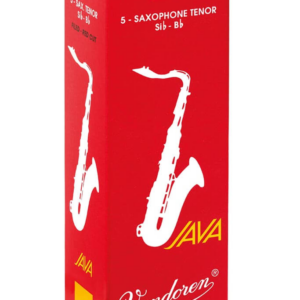 Vandoren Java Red Tenor Sax Reeds, Strength 3.0, 5-Reeds