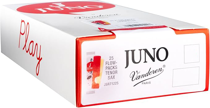 Vandoren Juno Tenor Sax Reeds, Strength 2.5, 25-Reeds