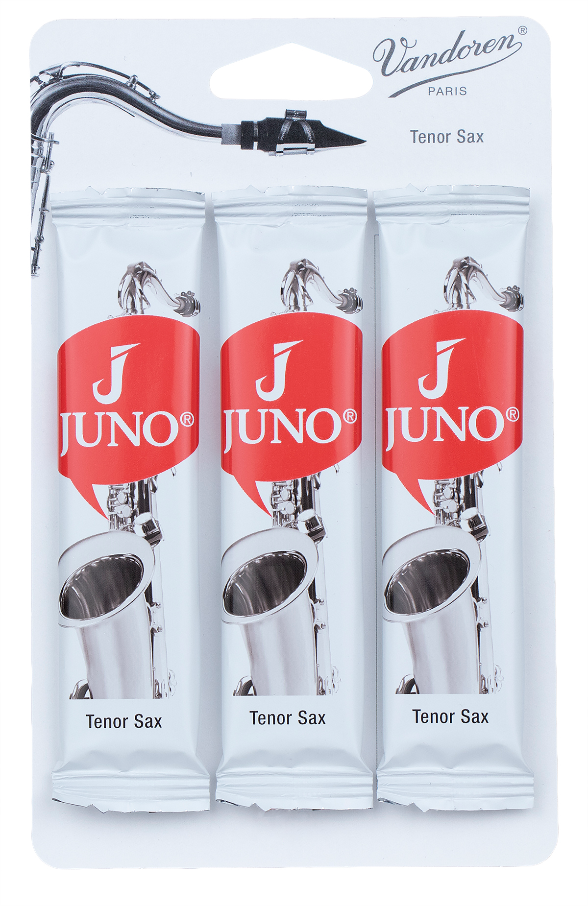 Vandoren Juno Tenor Sax Reeds, Strength 2.5, 3-Reeds