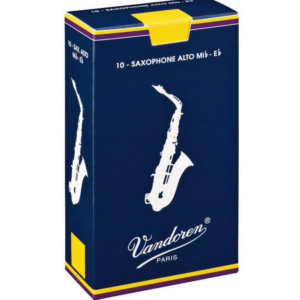 Vandoren Traditional Alto Saxophone Reeds, Strength 4.0, 10-Reeds