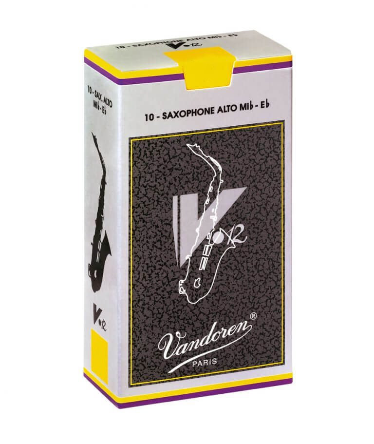 Vandoren V12 Alto Saxophone Reeds, Strength 3.0, 10-Reeds