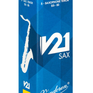 Vandoren V21 Tenor Sax Reeds, Strength 2.5, 5-Reeds