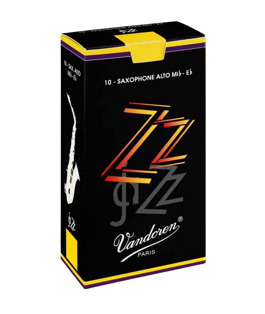 Vandoren ZZ Alto Saxophone Reeds, Strength 2.0, 10-Reeds