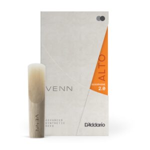 D'Addario VENN Alto Sax Reed, G2, Strength 3.5, Single Reed