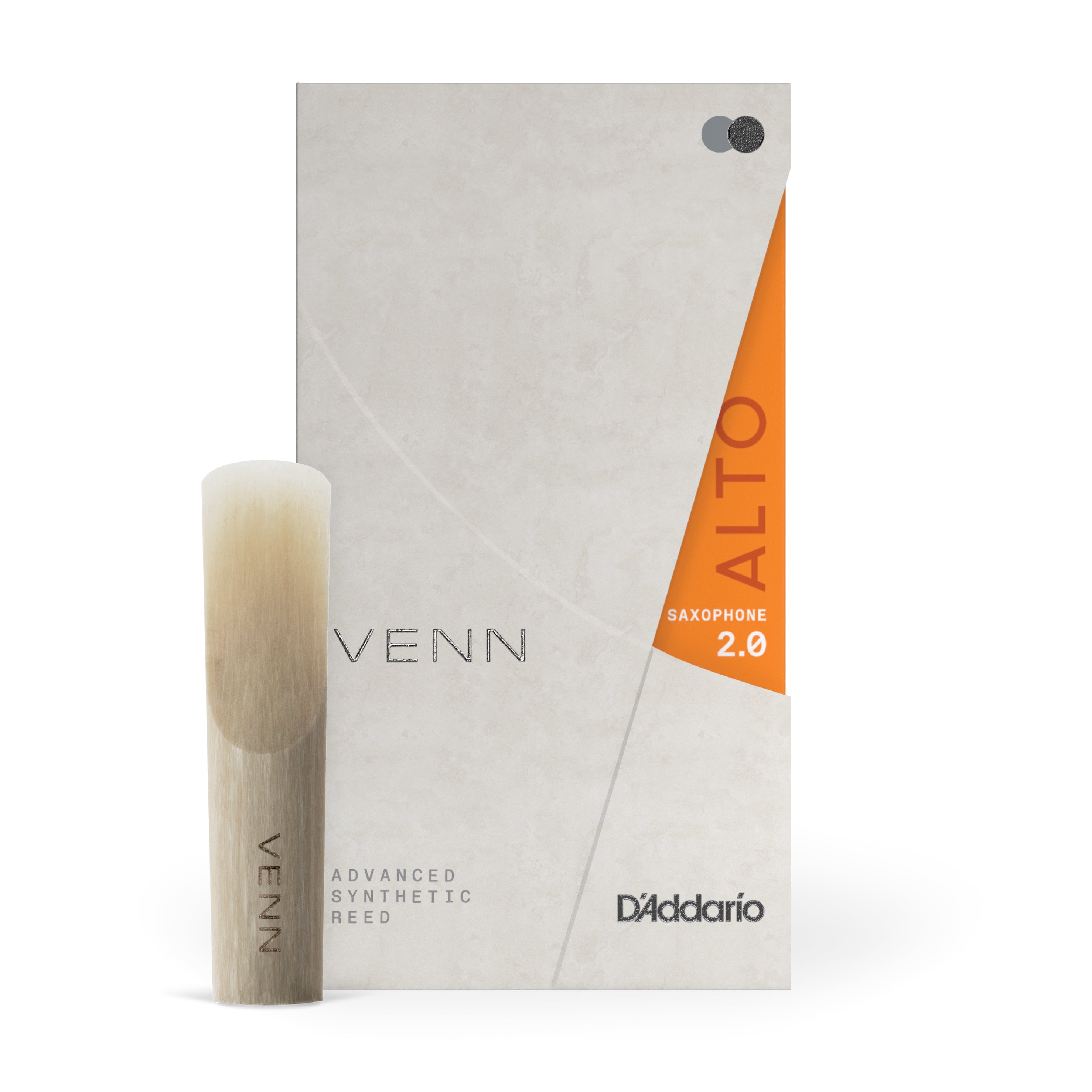 D'Addario VENN Alto Sax Reed, G2, Strength 3.5, Single Reed