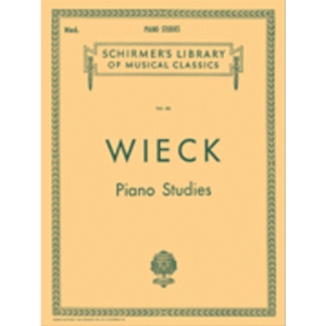 Wieck Piano Studies - Schirmer Library of Classics, Volume 66
